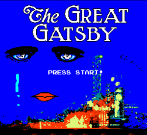 Great Gatsby for NES (Start Screen)