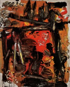 Red Composition, 1967, oil on canvas. Courtesy of Miriam L. Smith, Art Resource Group